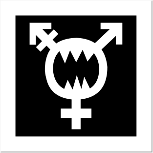 Monstrous Transgender Symbol Posters and Art